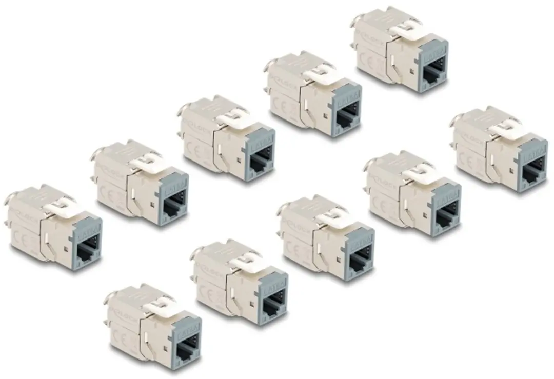 Delock Keystone RJ45 Cat.6A Modul