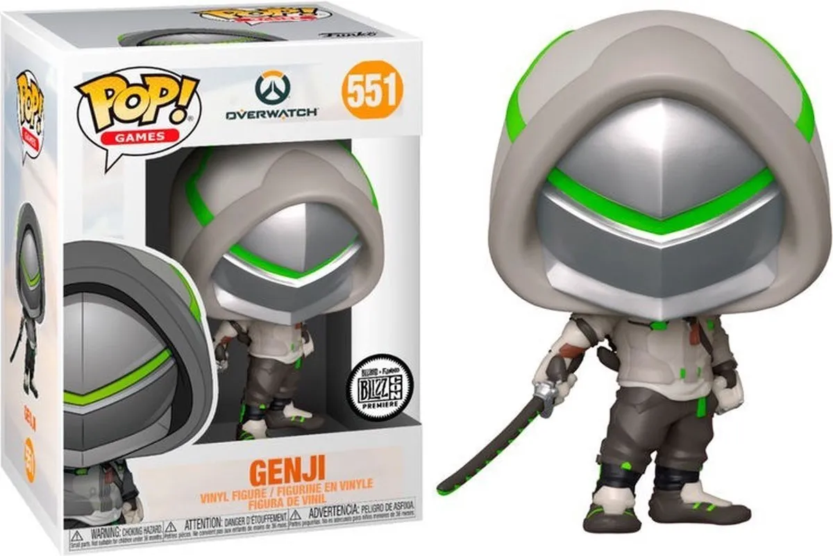 Funko POP! Games Genji FUN44223 Verzamelfiguur - 9 cm Multicolor - afbeelding 6 van 6