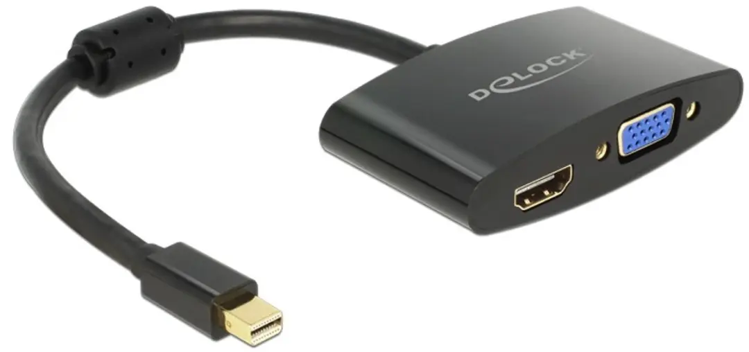 Delock Mini DisplayPort 1.1a naar HDMI/VGA Adapter
