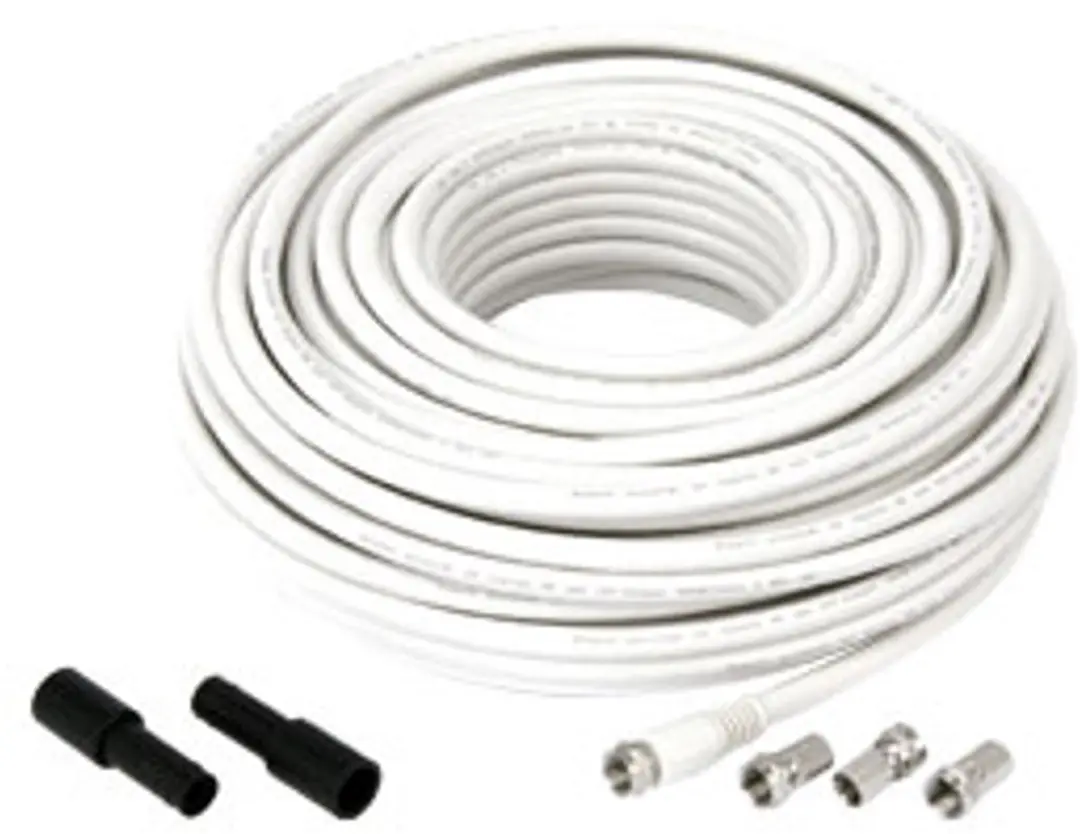 Goobay Coaxkabel Installatieset 30m - Wit