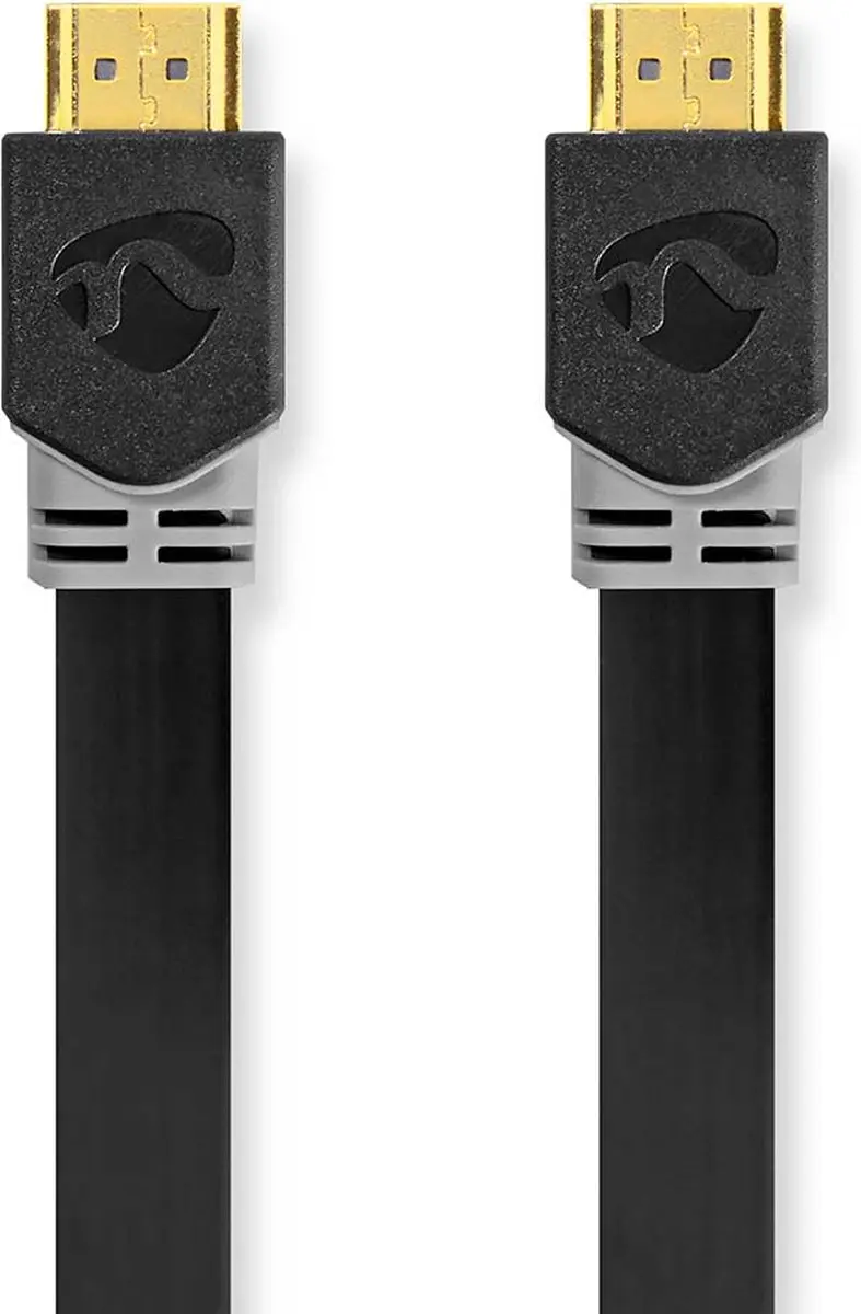 Nedis HDMI-Kabel CVBW34100AT20 4K@60Hz - 2m - Plat - Antraciet