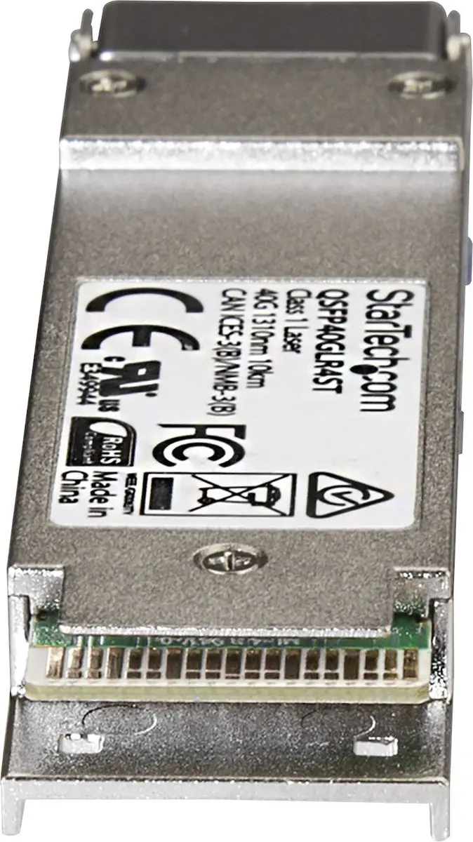 Startech QSFP40GLR4ST Glasvezelmodule 40GBase-LR4 - 10 km - Zilver