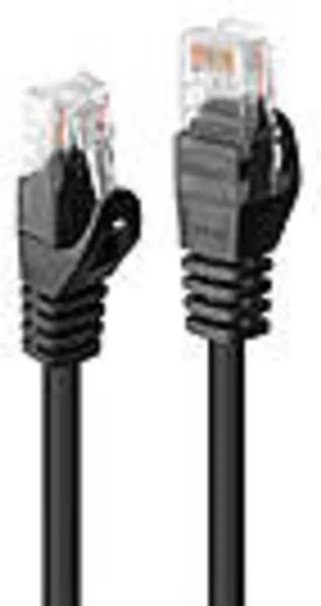 Lindy CAT 6 Patchkabel 2.00m RJ45 - Zwart