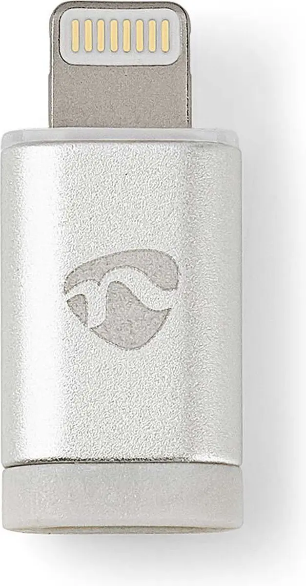 Nedis Lightning-Adapter CCTB39901AL - USB Micro-B - Verguld - Aluminium