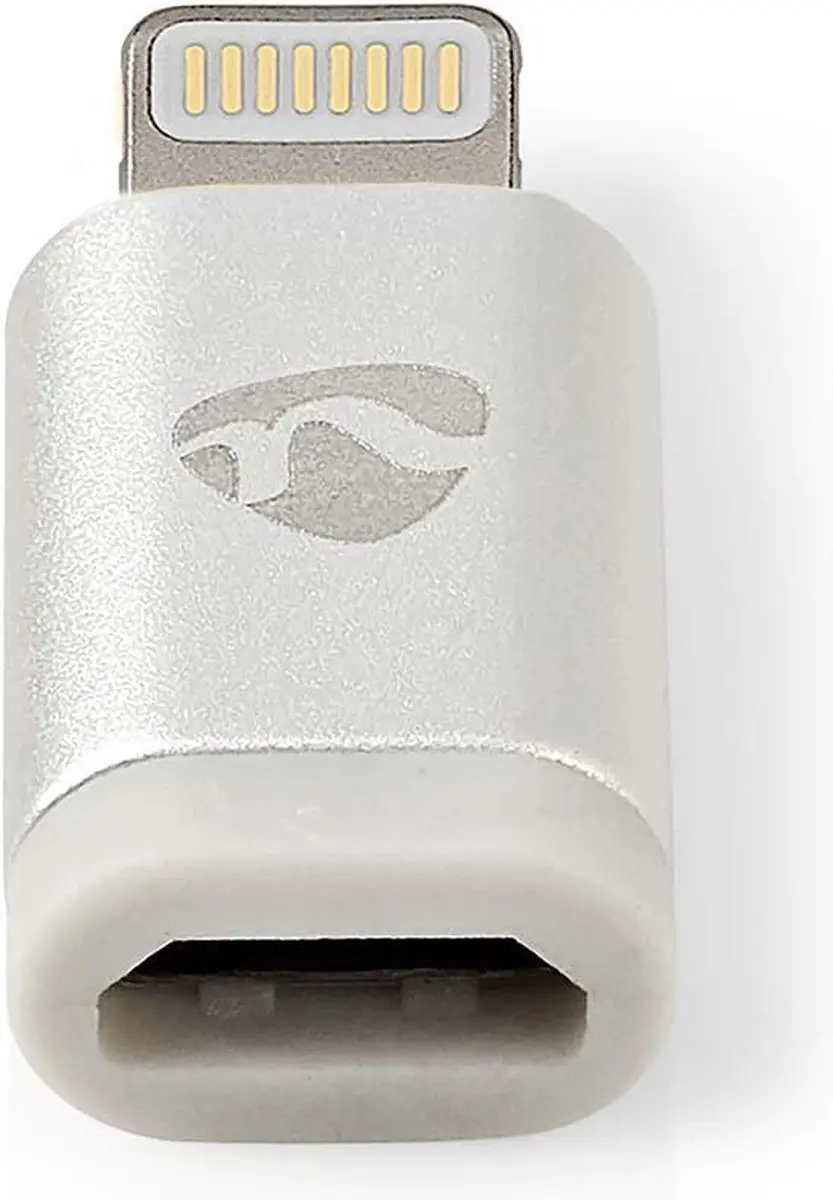 Nedis Lightning-Adapter CCTB39901AL - USB Micro-B - Verguld - Aluminium
