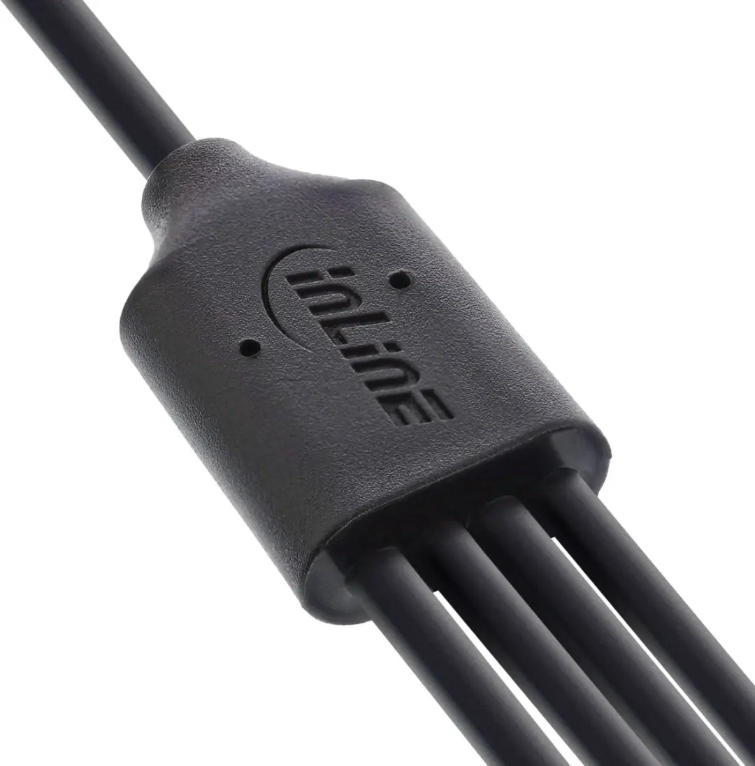 InLine USB-A naar 4x USB-C Oplaadkabel 25W - 0,5m