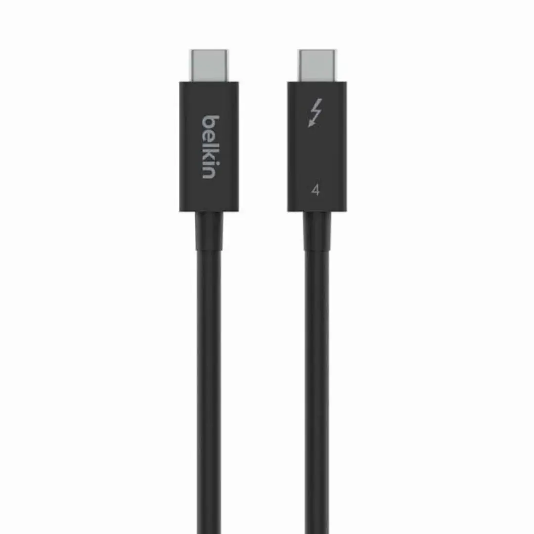 Belkin Thunderbolt 4 INZ003bt1MBK USB-C Kabel 1m - Zwart - afbeelding 6 van 6