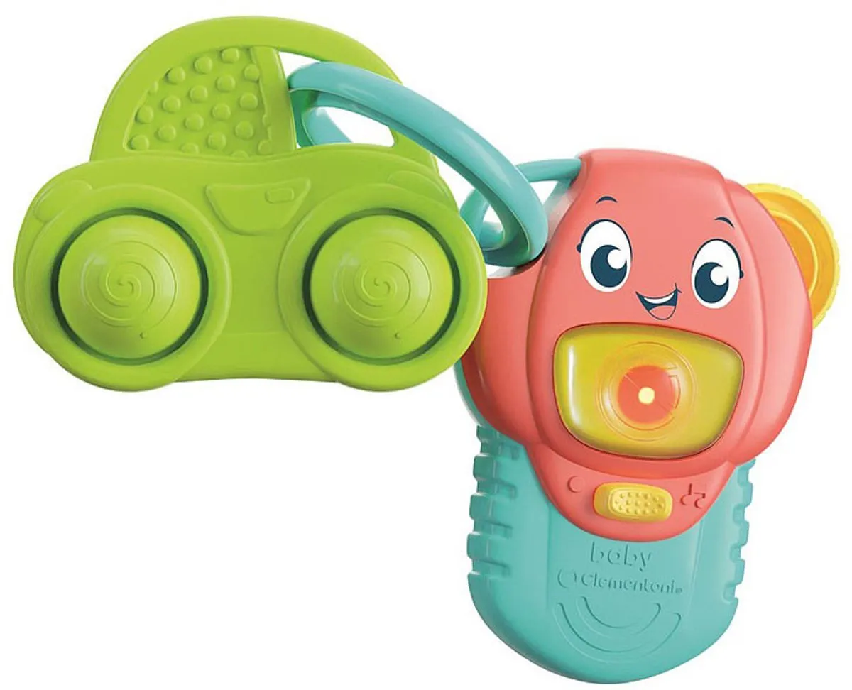 Clementoni Colour Interactive Key Baby Ontwikkelingsspeelgoed - Rood/Blauw/ Groen - afbeelding 2 van 2