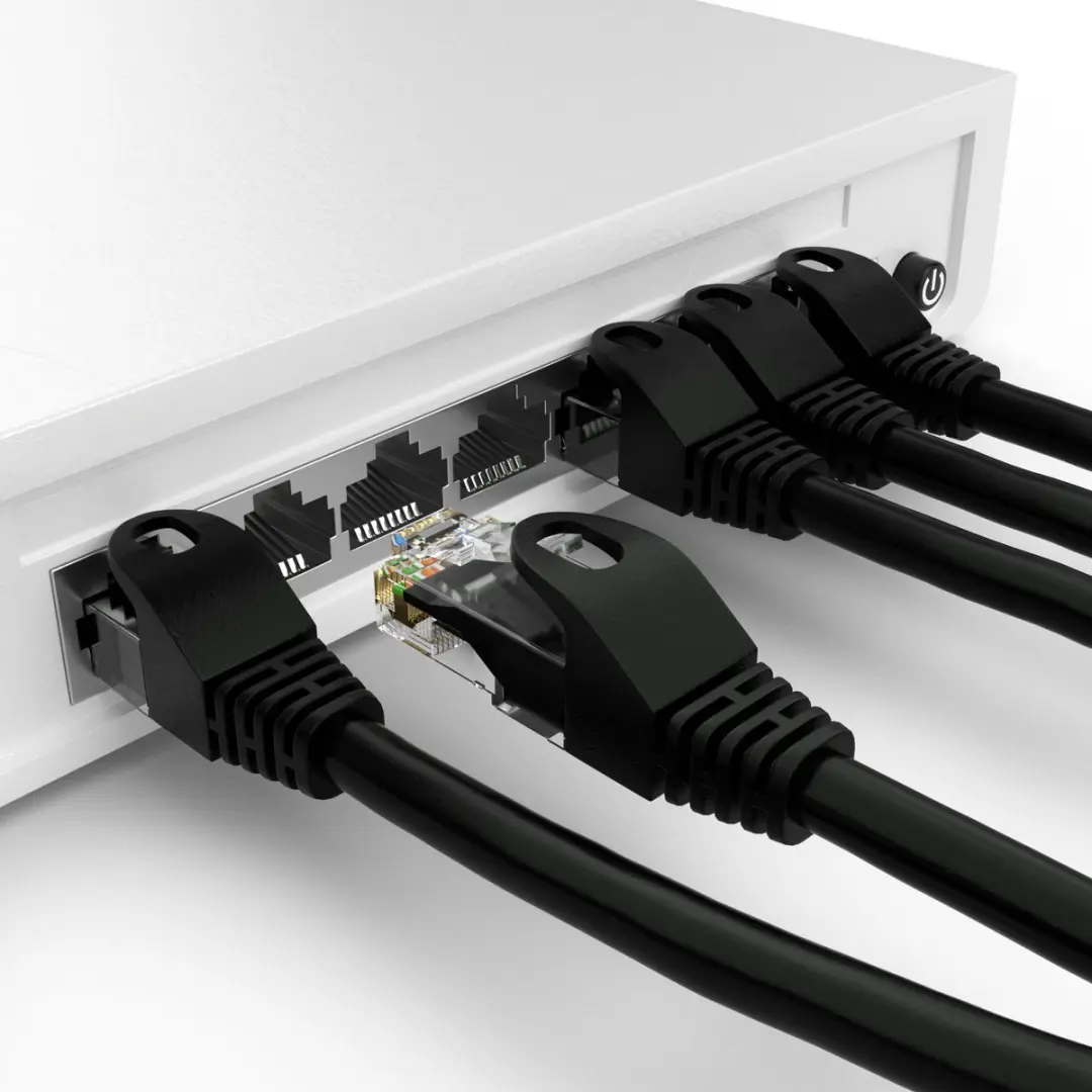 Goobay CAT6 Netwerkkabel RJ45 - 5m - Zwart