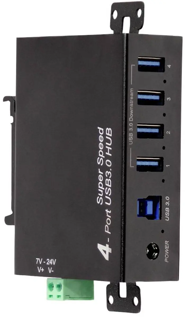 Logilink UA0443 USB 3.0 Hub 4 Poorten - Zwart