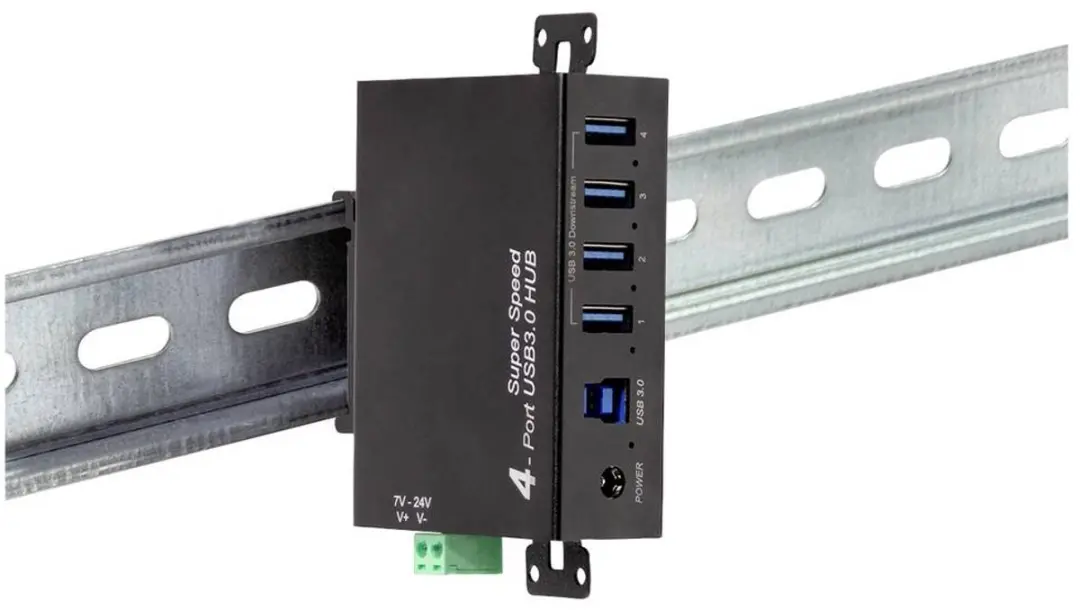Logilink UA0443 USB 3.0 Hub 4 Poorten - Zwart