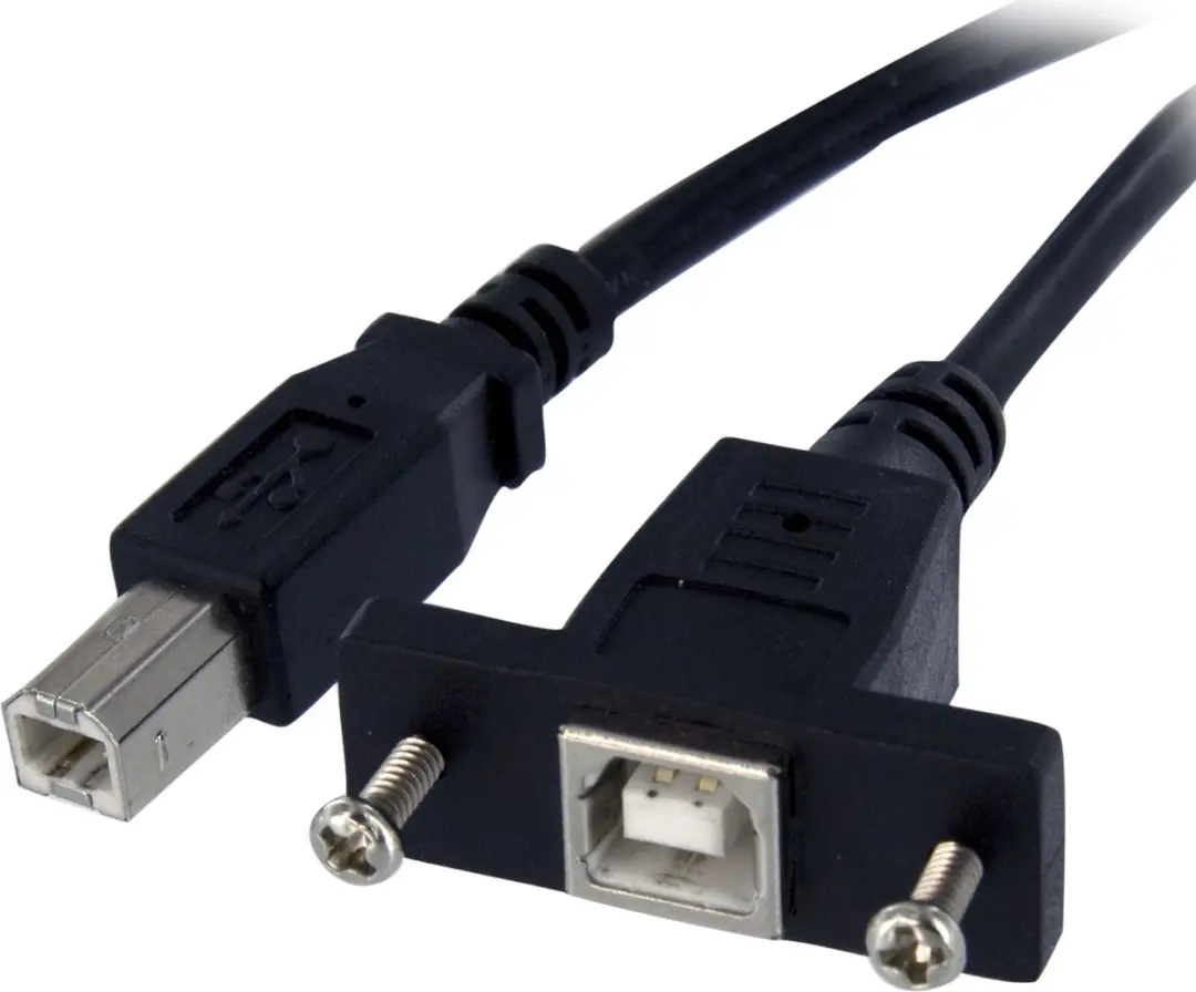 Startech USB-kabel B naar B Inbouwpaneel 30cm