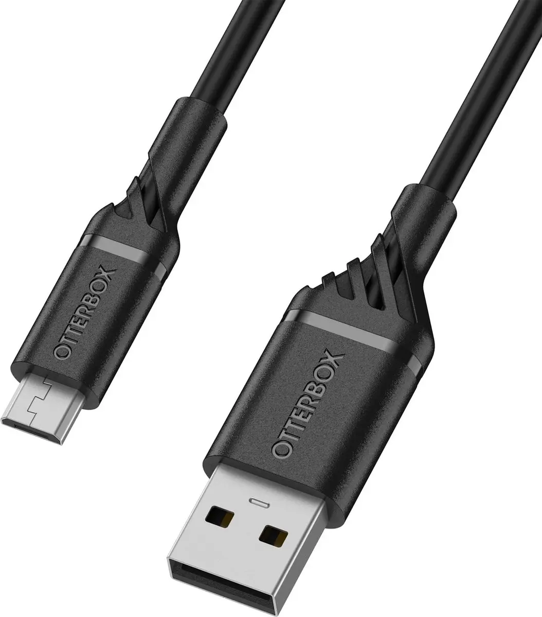 OtterBox USB-A naar Micro USB Kabel 1m - Zwart