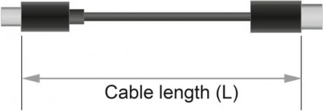 Delock USB-C Verlengkabel 85534 USB3.2 10Gbit/s PD 20V/3A 4K60Hz - 1,5m - Zwart