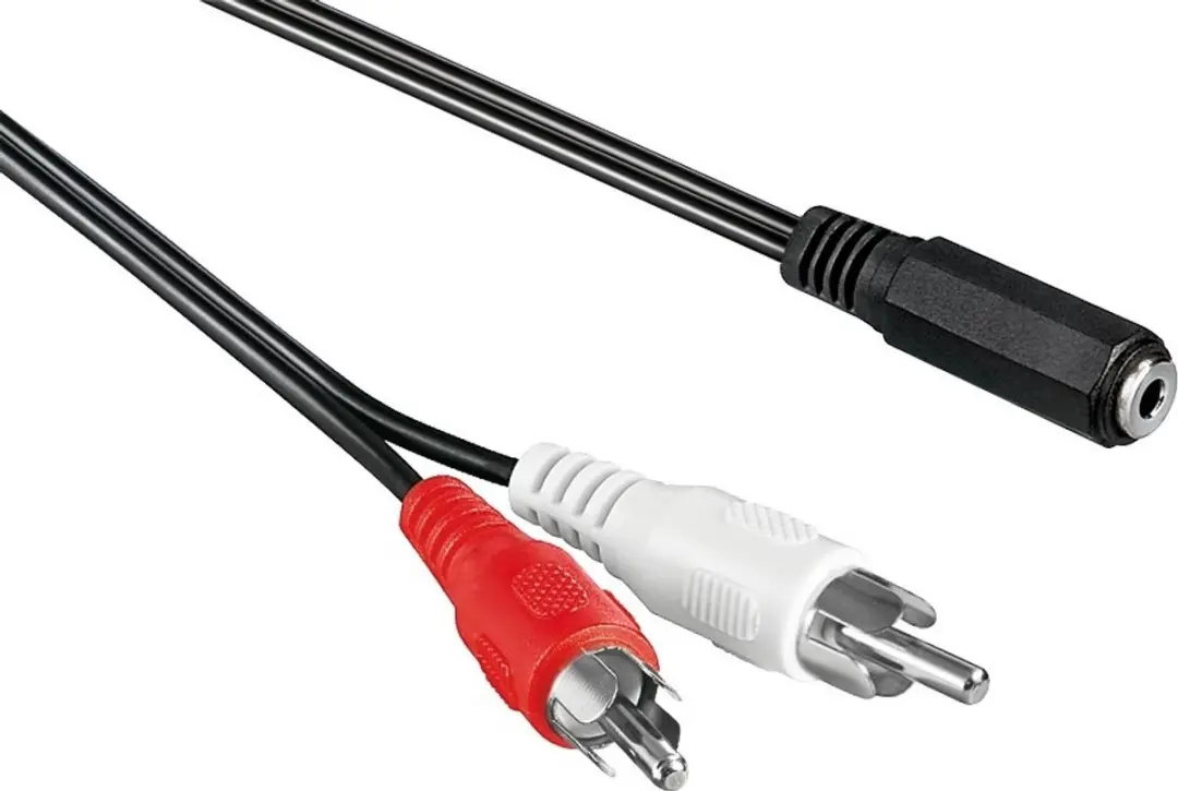 Goobay 3,5mm Jack Stereo Audio Adapterkabel 1,5m - 10 Stuks