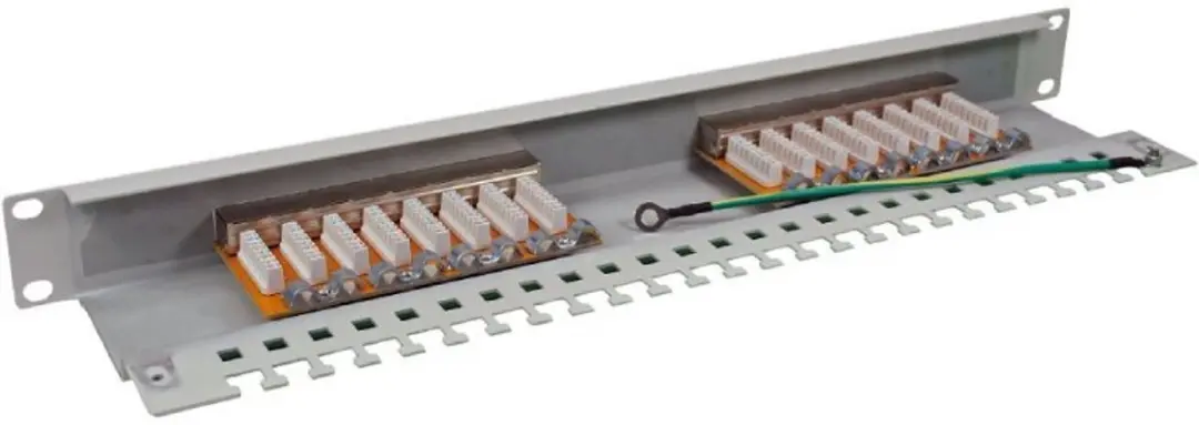 InLine Patchpaneel Cat.6 16-voudig 1U - Grijs