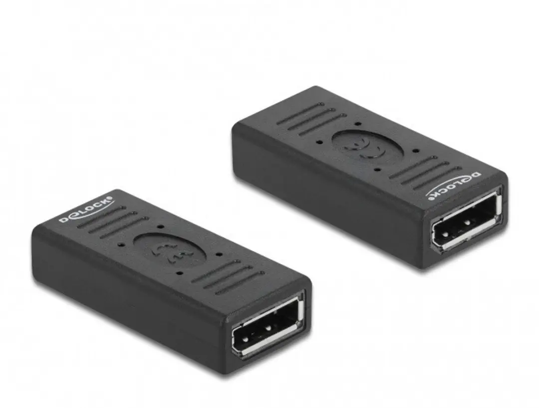 Delock DisplayPort Koppelstuk V-V 1.2 - 4K 60Hz - Zwart