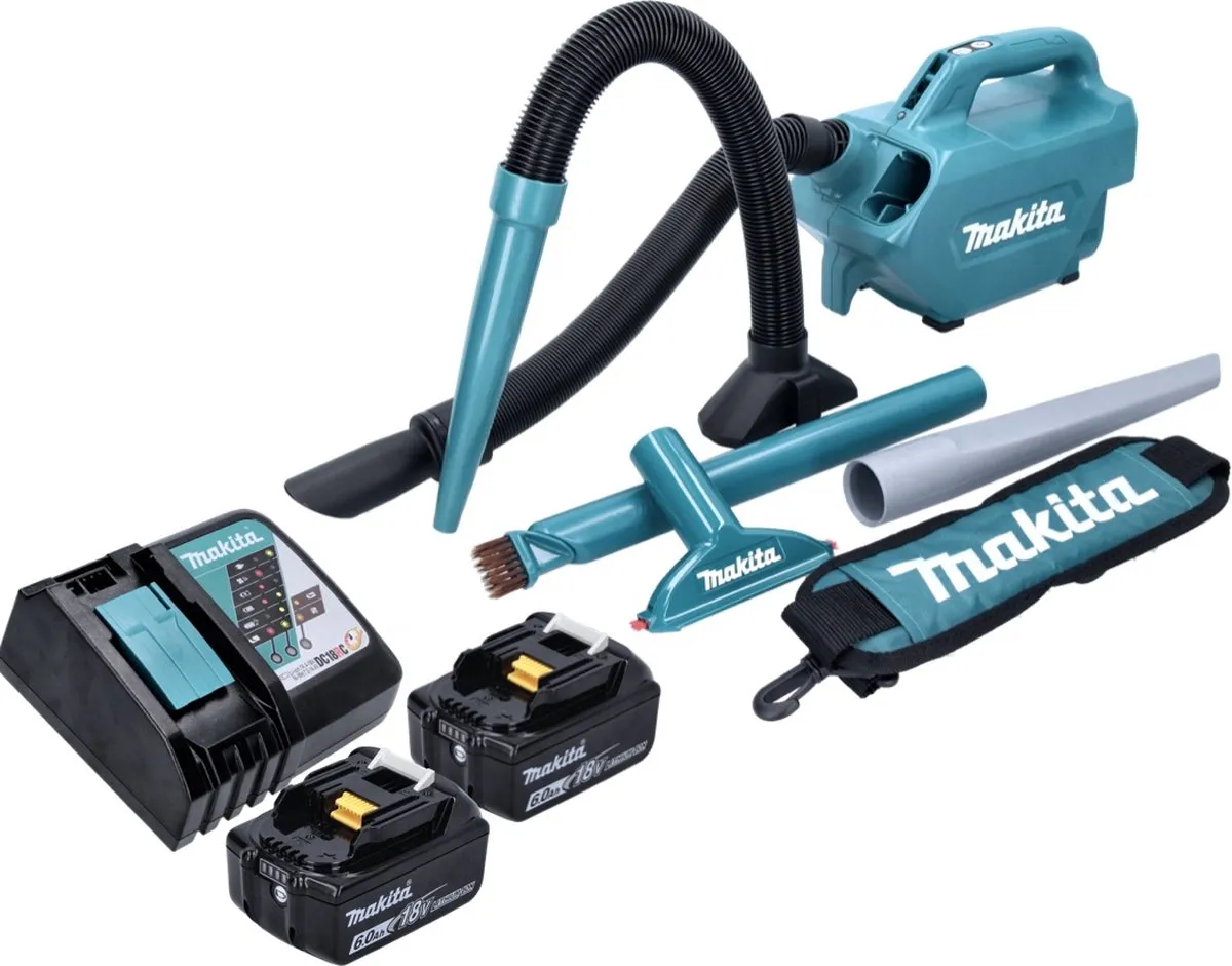 Makita DCL184RG Accustofzuiger 18V 54mbar 0,5L - Groen