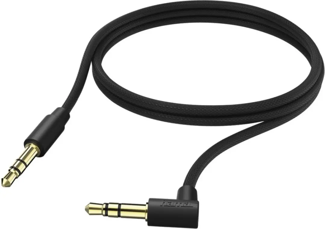 Hama Audiokabel 3,5mm Jack 90° 1m