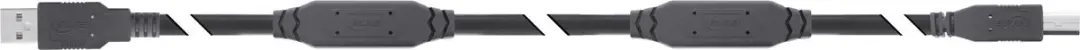 InLine USB-A naar USB-B Kabel 12,5m - USB 2.0 - Zwart