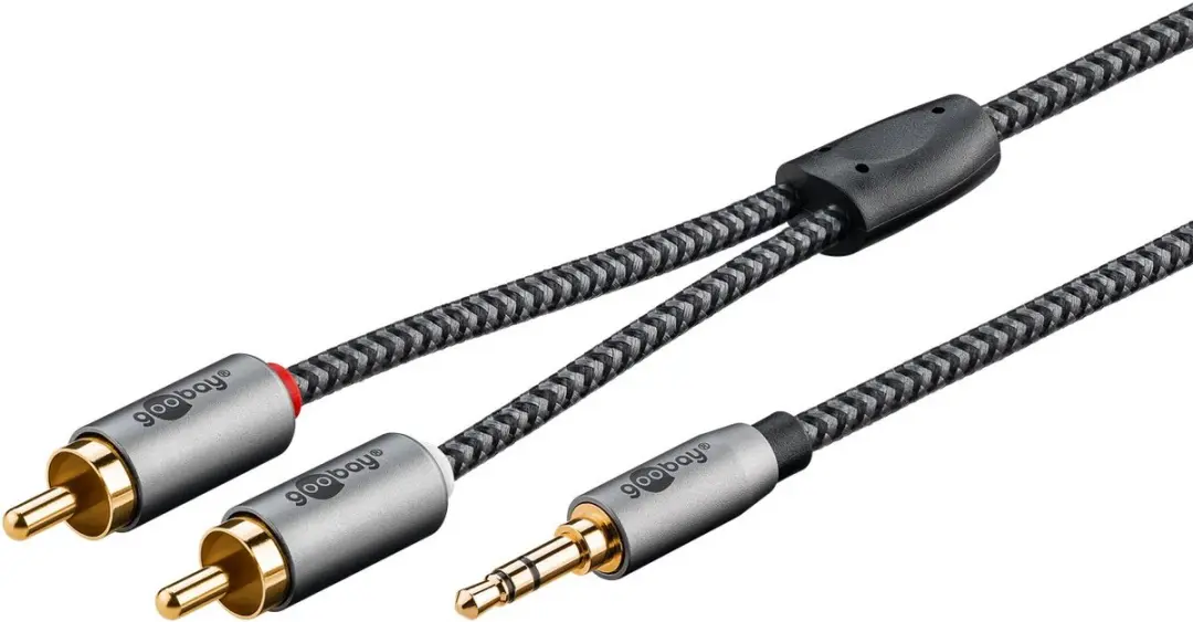 Goobay Plus 3,5mm Jack Kabel - 5m - Zwart