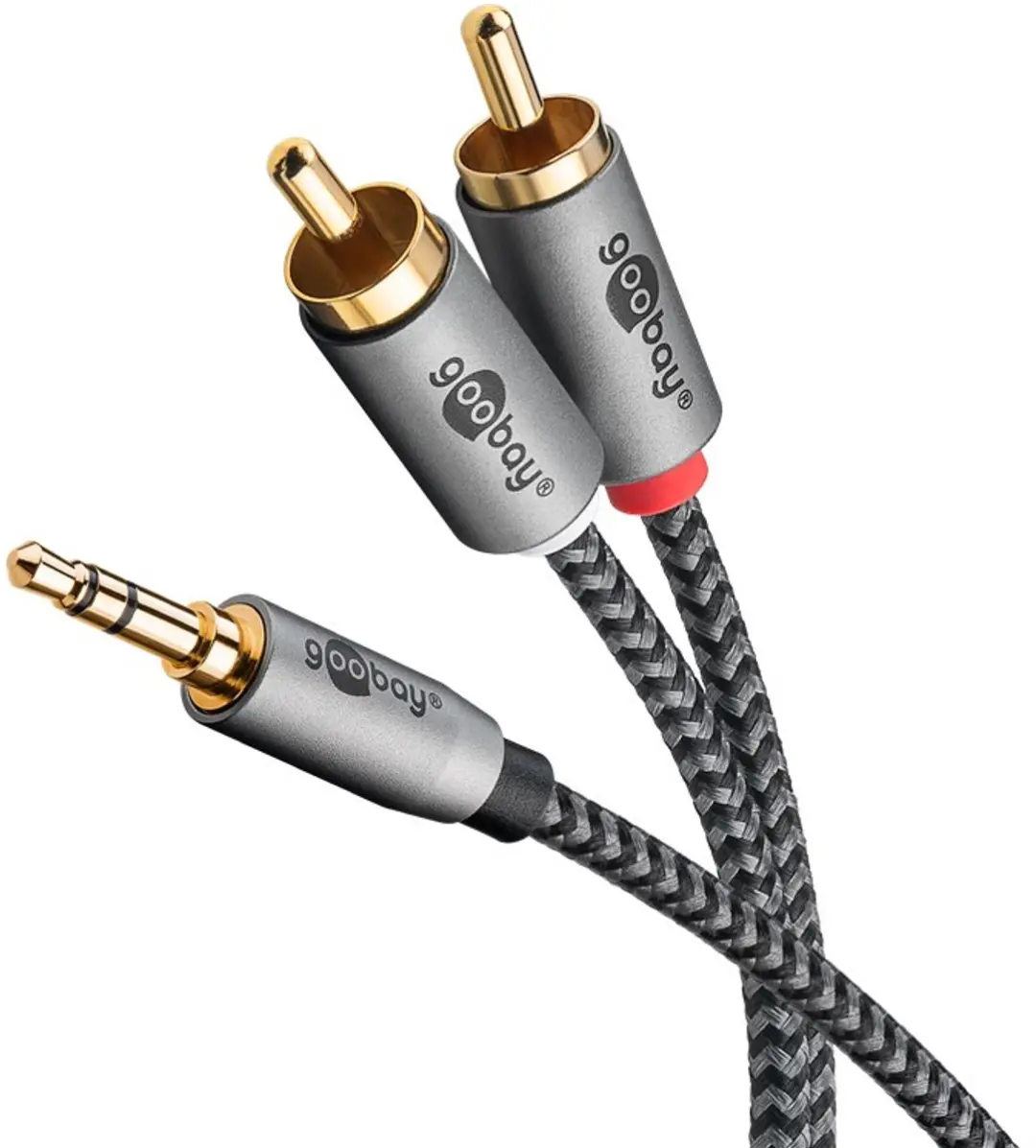 Goobay Plus 3,5mm Jack Kabel - 5m - Zwart