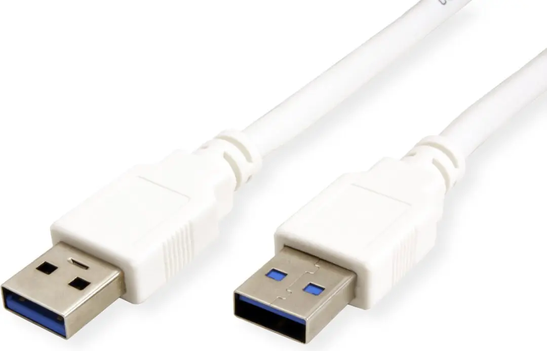 Value USB 3.2 Gen 1 Kabel A-A Wit 1,8m