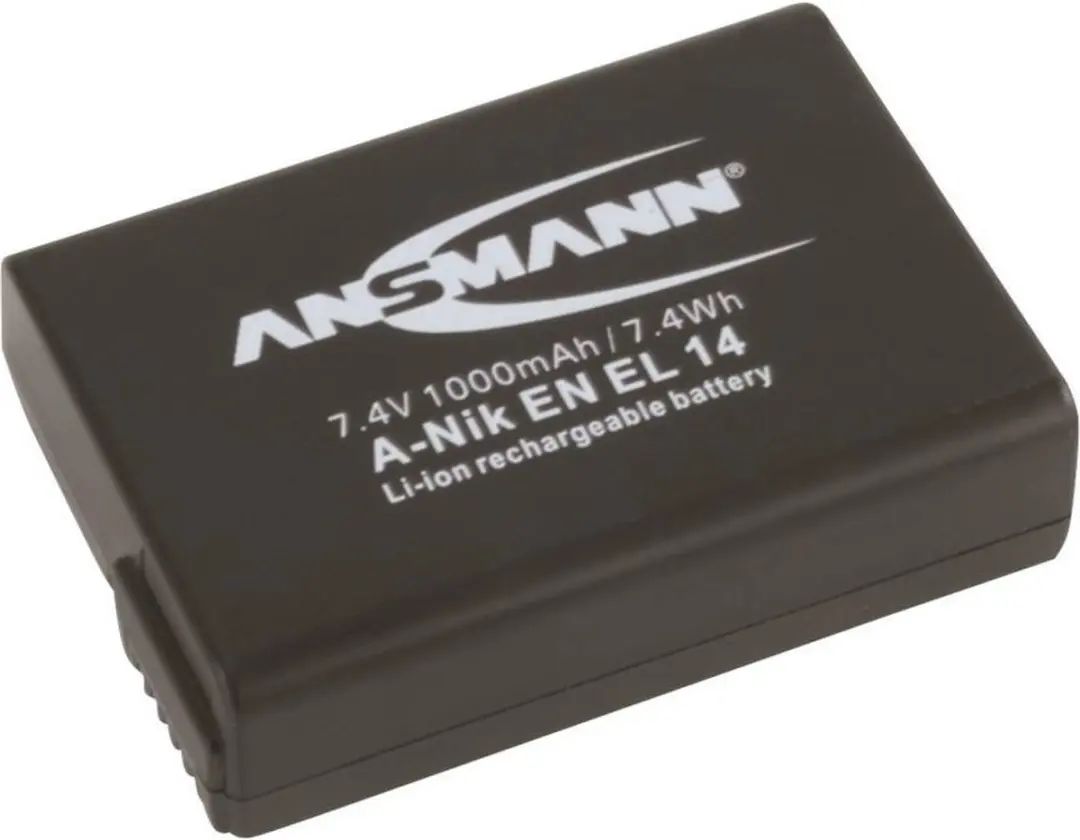 Ansmann Accu Nikon EN-EL14 1000mAh - 7.4W - afbeelding 6 van 6