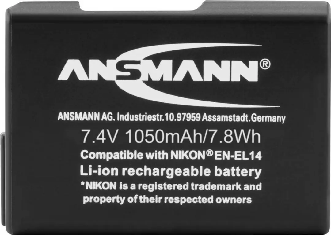 Ansmann Accu Nikon EN-EL14 1000mAh - 7.4W