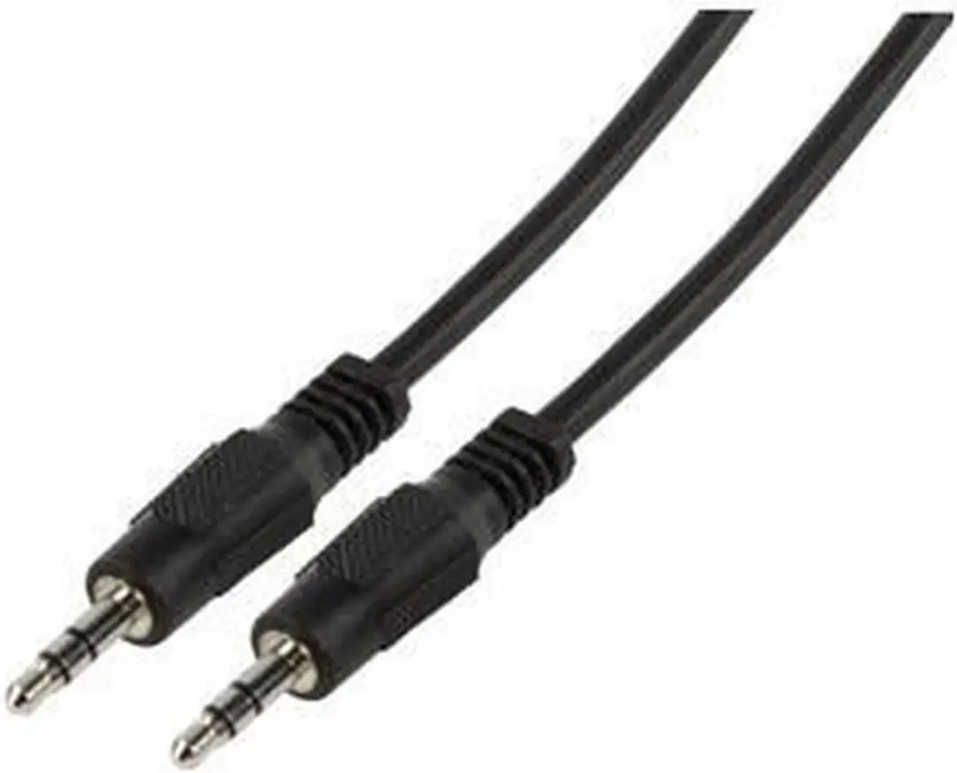 Nedis Audio AUX Kabel 0.5m 3.5mm Jack - Zwart