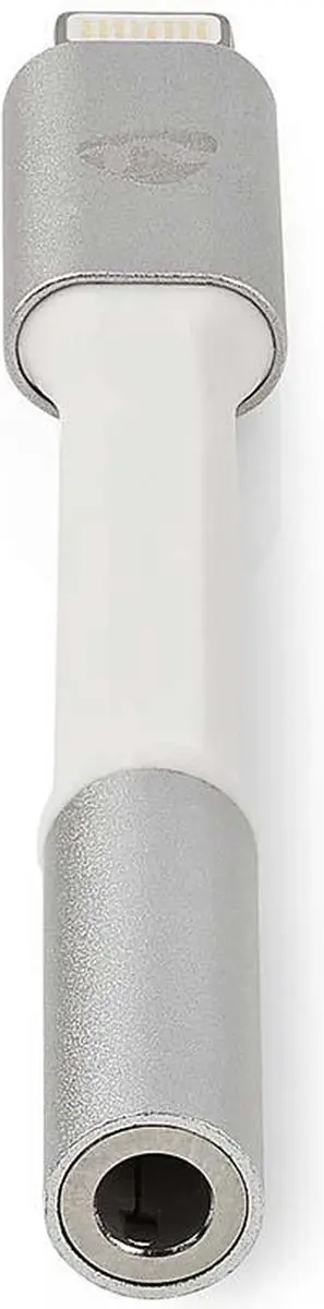 Nedis Lightning-Adapter 8-Pins 3,5mm - 15cm - Aluminium