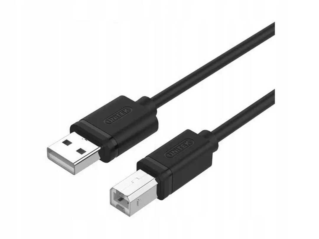 Unitek USB 2.0 Kabel A-B 5m - Zwart