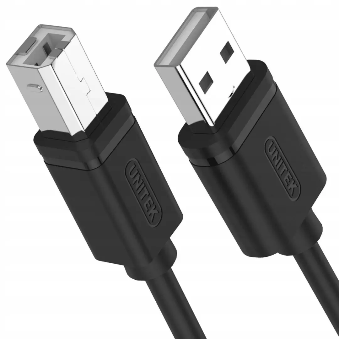 Unitek USB 2.0 Kabel A-B 5m - Zwart