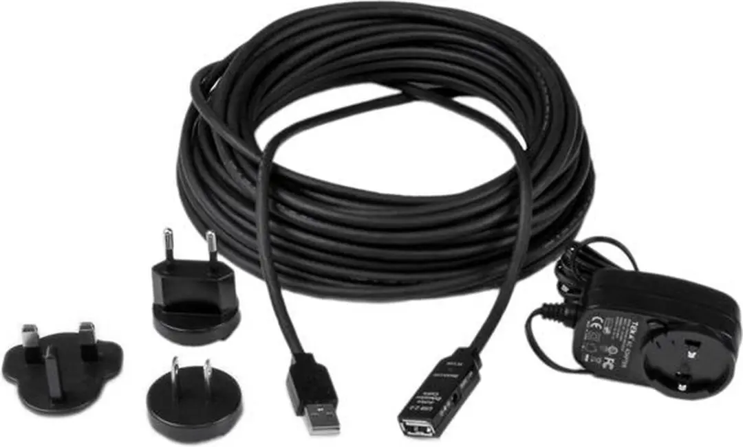 Startech USB 2.0 Verlengkabel 15m - M/F - Zwart