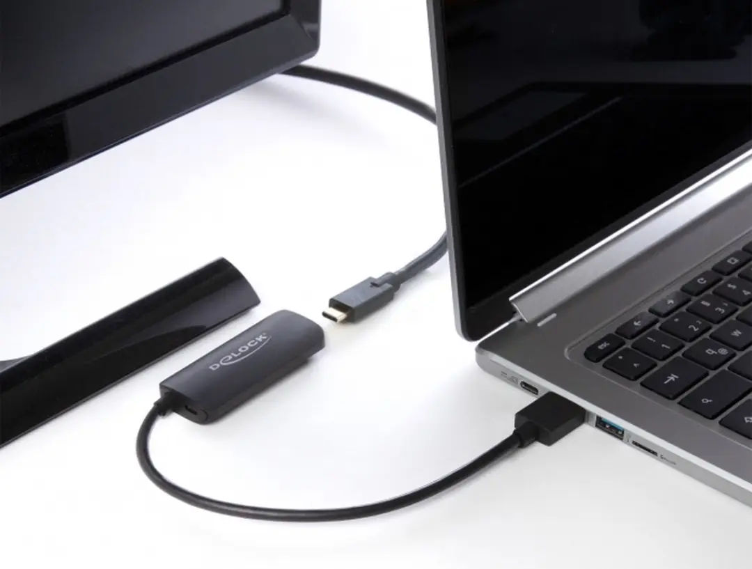 Delock HDMI-A naar USB-C Adapter 8K - Zwart