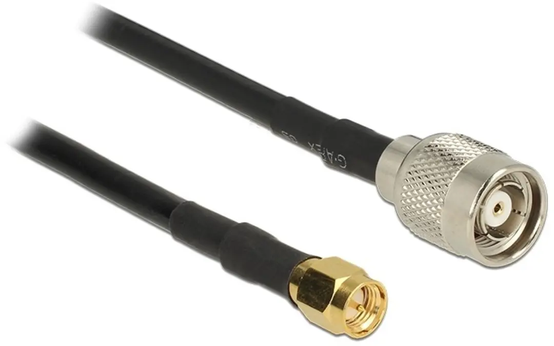Delock SMA naar RP-TNC Kabel RG58 50 Ohm