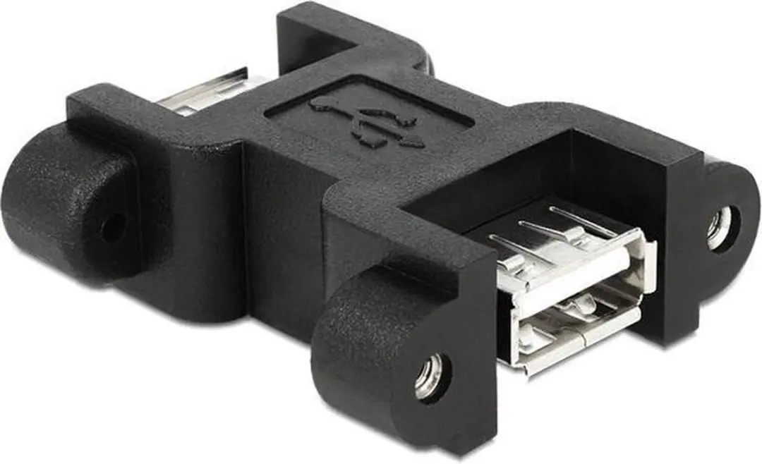 Delock USB-A Koppelstuk Montage