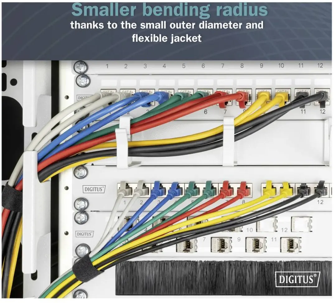 Digitus DK-1632-A-100S Netwerkkabel CAT 6A 10m - Grijs Flexibel - afbeelding 6 van 6
