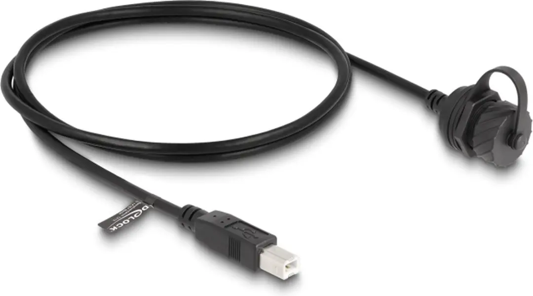 Delock USB 2.0 Type-B Kabel 1m - Zwart