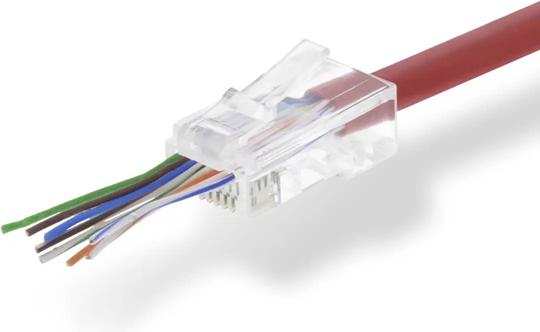 Nedis RJ45 Pass Through Connector - 10 Stuks - Verguld