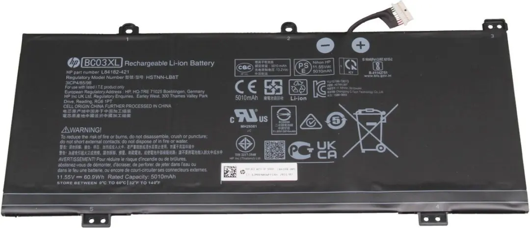 HP BC03060XL-PL Batterij