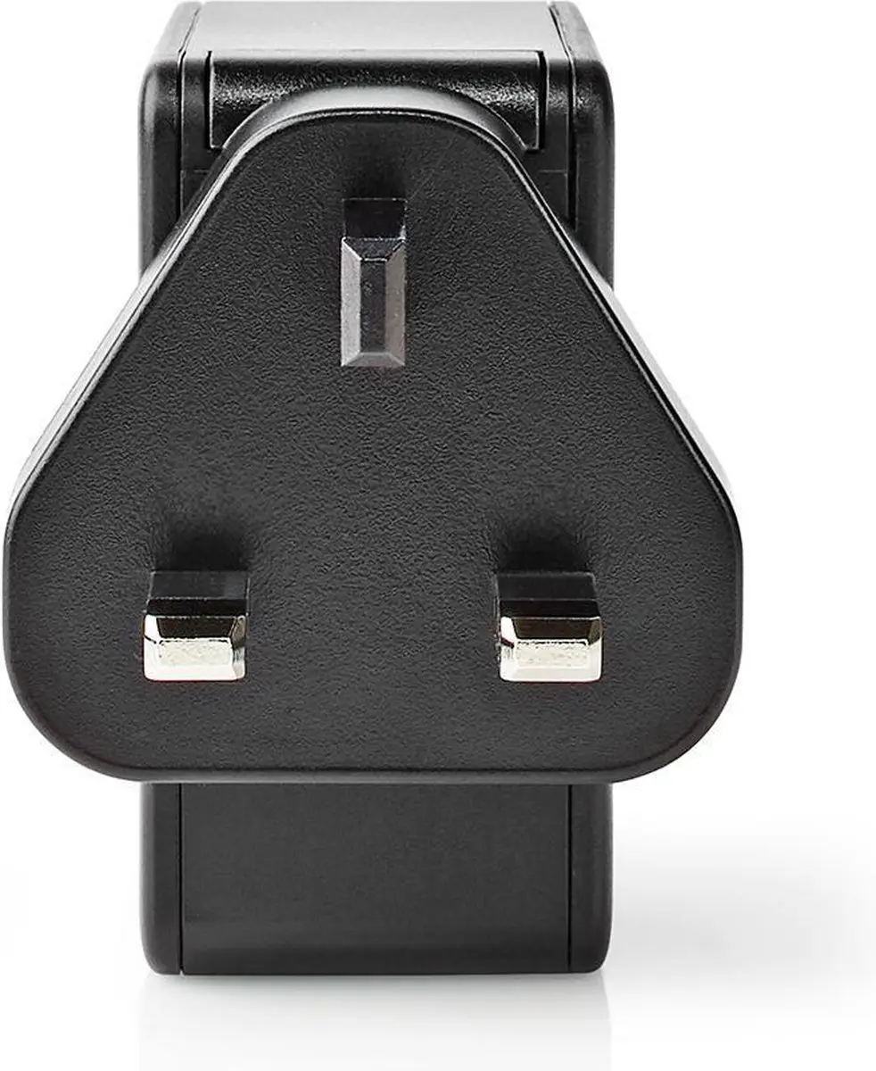Nedis WCPD30W110BKUK Oplader 48W - 2x USB - Zwart