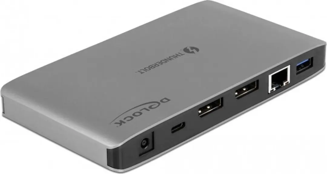Delock 87777 Thunderbolt 3 Docking Station - Grijs