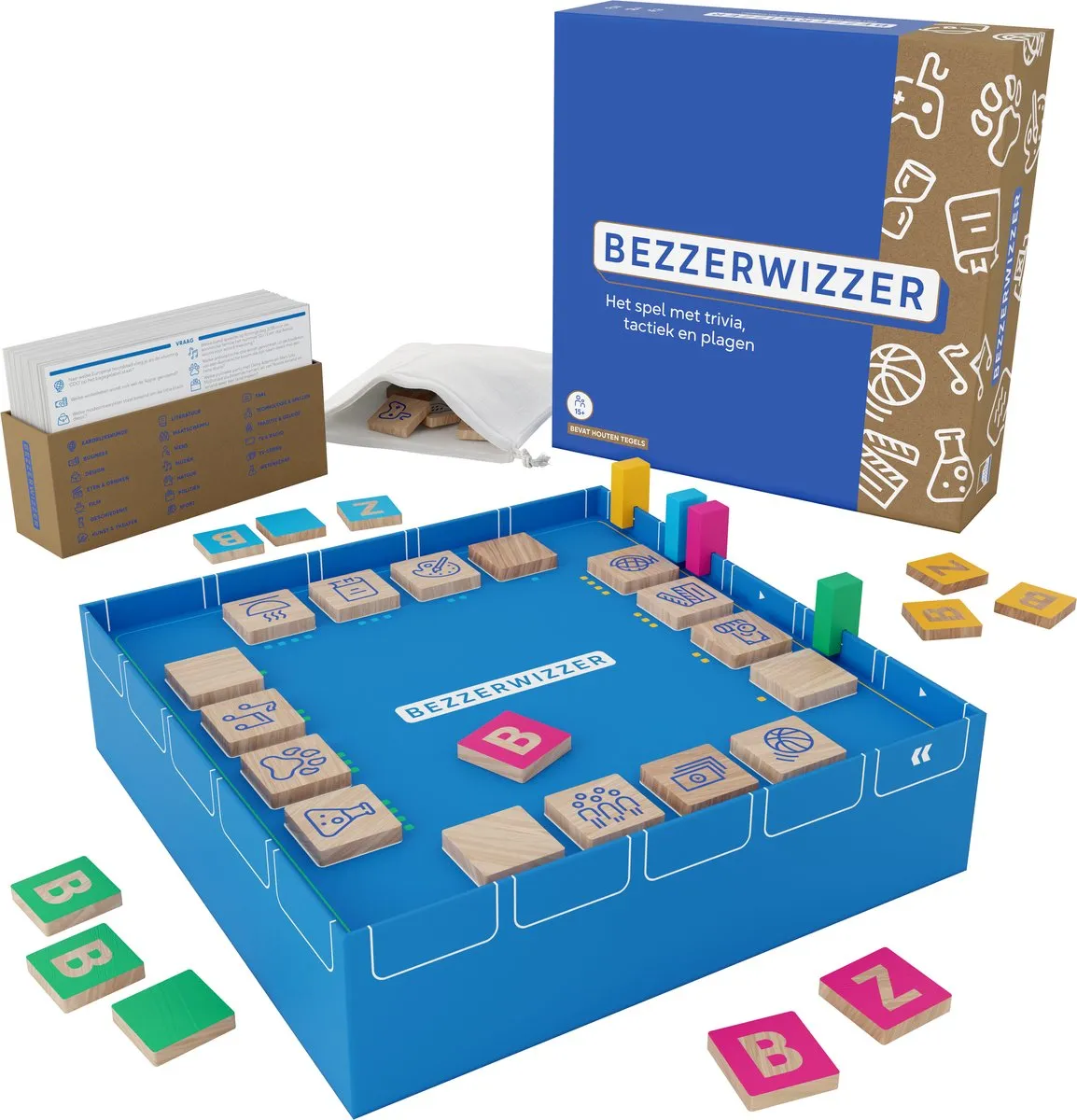 Asmodee Bezzerwizzer Quizspel - 2-4 Spelers - BEZ1529NL