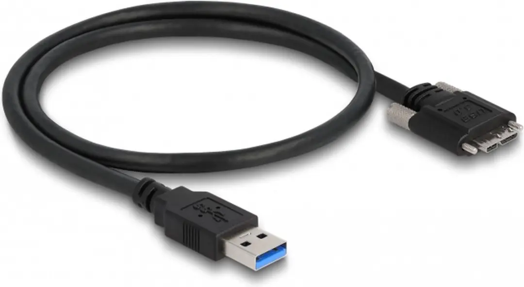 Delock USB 3.0 Kabel A naar Micro-B 0.5m - Zwart