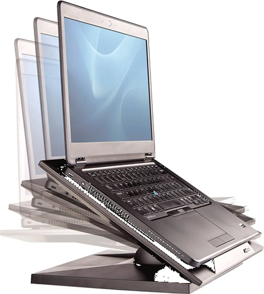 Fellowes Designer Suites Laptopstandaard 0043859528066 - 17 inch - Zwart