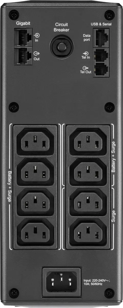 Uninterruptible Power Supply System Interactive UPS APC BR1600MI