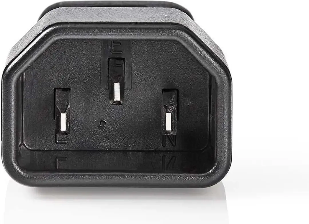InLine C5-C14 Voedingadapter - Zwart