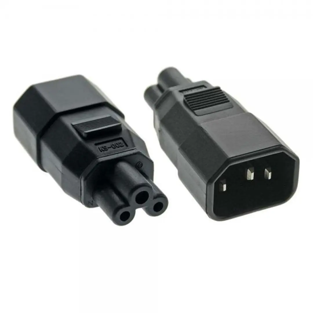 InLine C5-C14 Voedingadapter - Zwart