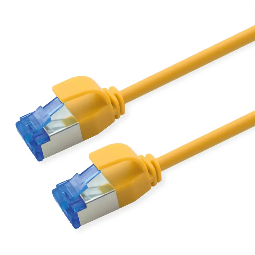 Roline Patchkabel Cat.6A S/FTP PoE Geel 2m